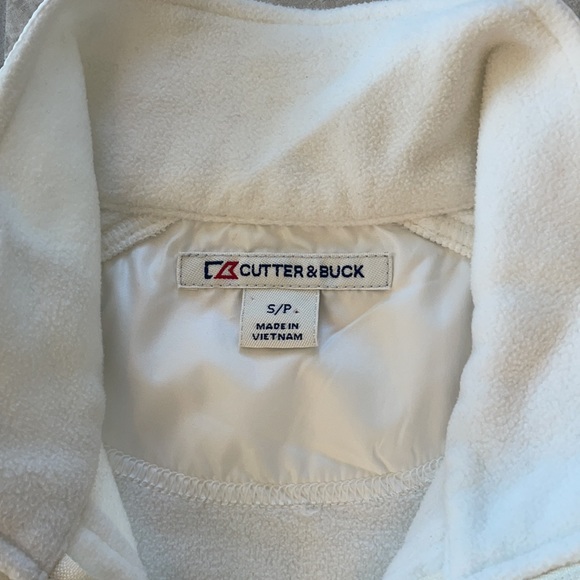 Cutter & Buck White Fleece Vest - Picture 4 of 6